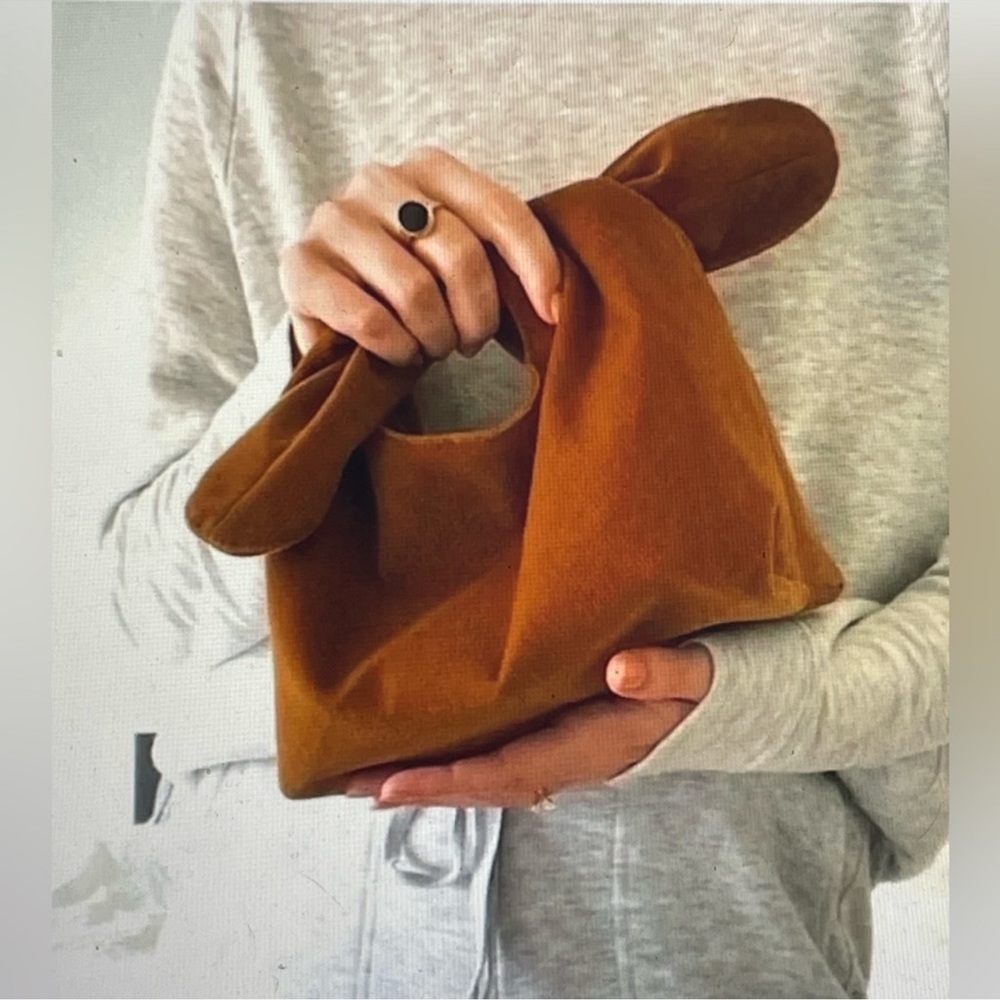 Merit Corduroy Makeup Bag Womens Brown Tan
Cosmetic Case Pouch Tie Closure EUC